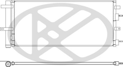 KOYORAD CD320693 - Конденсатор, кондиціонер autocars.com.ua