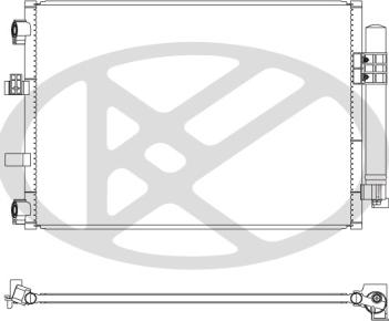 KOYORAD CD320700 - Конденсатор, кондиціонер autocars.com.ua