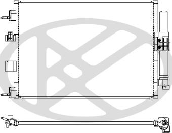 KOYORAD CD321126 - Конденсатор, кондиціонер autocars.com.ua