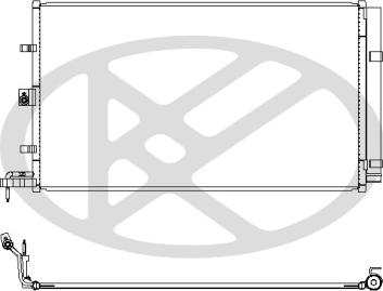 KOYORAD CD321458 - Конденсатор, кондиціонер autocars.com.ua