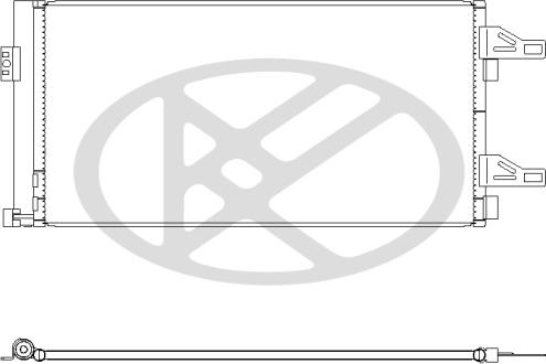 KOYORAD CD330898 - Конденсатор, кондиціонер autocars.com.ua