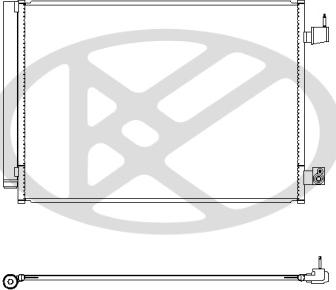 KOYORAD CD411485 - Конденсатор, кондиціонер autocars.com.ua