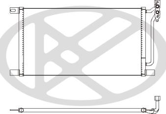 KOYORAD CD420524 - Конденсатор, кондиціонер autocars.com.ua