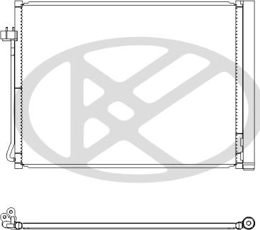 KOYORAD CD420874 - Конденсатор, кондиціонер autocars.com.ua
