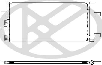 KOYORAD CD421392M - Конденсатор, кондиціонер autocars.com.ua