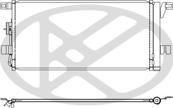 KOYORAD CD441462 - Конденсатор, кондиціонер autocars.com.ua