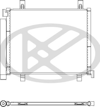 KOYORAD CD451029 - Конденсатор, кондиціонер autocars.com.ua