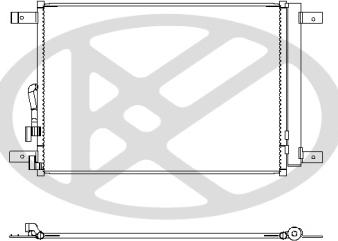 KOYORAD CD451456 - Конденсатор, кондиціонер autocars.com.ua