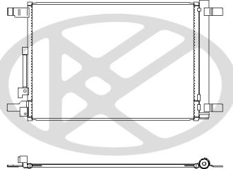 KOYORAD CD451457 - Конденсатор, кондиціонер autocars.com.ua