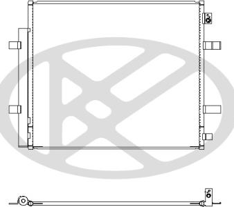 KOYORAD CD451498 - Конденсатор, кондиціонер autocars.com.ua