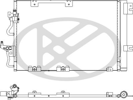 KOYORAD CD460647 - Конденсатор, кондиціонер autocars.com.ua