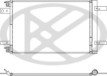 KOYORAD CD471158 - Конденсатор, кондиціонер autocars.com.ua
