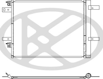 KOYORAD CD471496 - Конденсатор, кондиціонер autocars.com.ua