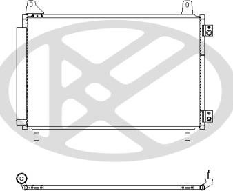 KOYORAD CD471497 - Конденсатор, кондиціонер autocars.com.ua