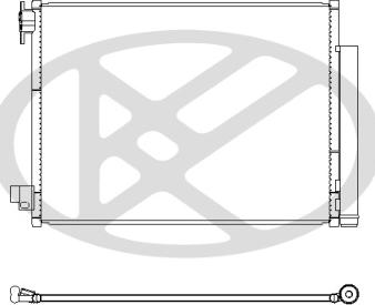 KOYORAD CD491157 - Конденсатор, кондиціонер autocars.com.ua