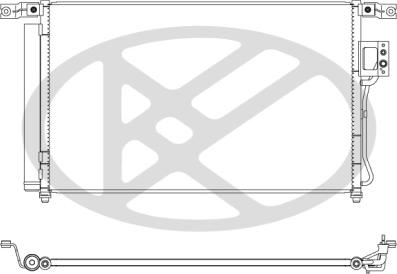 KOYORAD CD810521 - Конденсатор, кондиціонер autocars.com.ua
