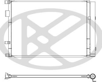 KOYORAD CD821299M - Конденсатор, кондиціонер autocars.com.ua