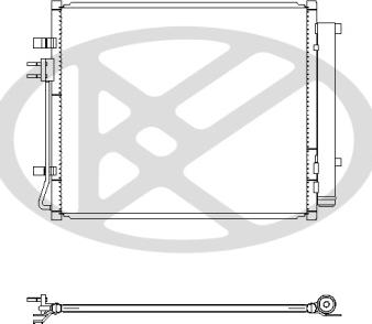 KOYORAD CD821401 - Конденсатор, кондиціонер autocars.com.ua