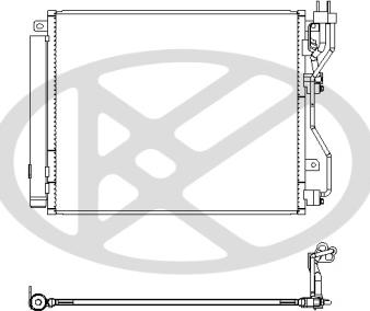 KOYORAD CD821416 - Конденсатор, кондиціонер autocars.com.ua