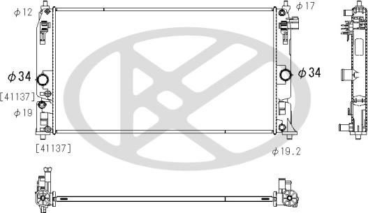 KOYORAD PL013286 - Радіатор, охолодження двигуна autocars.com.ua