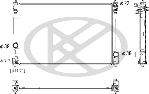 KOYORAD PL013463R - Радіатор, охолодження двигуна autocars.com.ua
