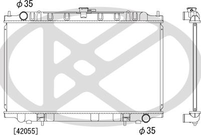 KOYORAD PL020566 - Радіатор, охолодження двигуна autocars.com.ua