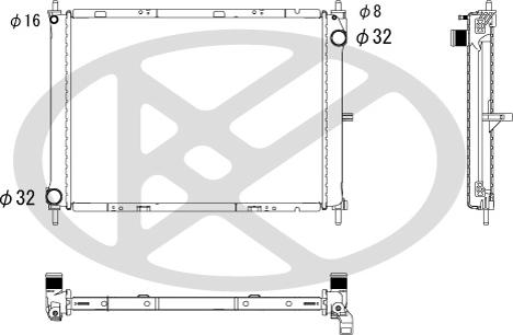 KOYORAD PL022160R - Радіатор, охолодження двигуна autocars.com.ua