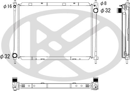 KOYORAD PL022163 - Радіатор, охолодження двигуна autocars.com.ua