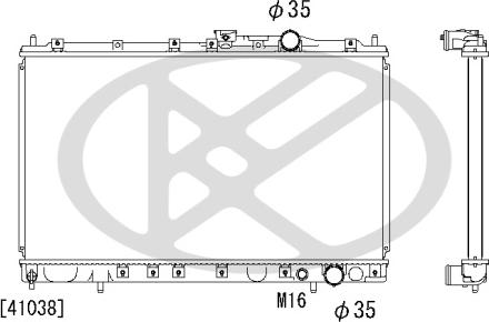 KOYORAD PL030306 - Радіатор, охолодження двигуна autocars.com.ua