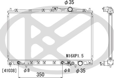 KOYORAD PL030307 - Радіатор, охолодження двигуна autocars.com.ua