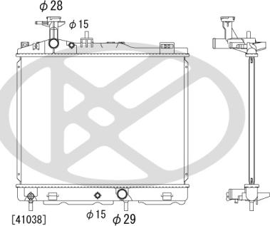 KOYORAD PL032866 - Радіатор, охолодження двигуна autocars.com.ua