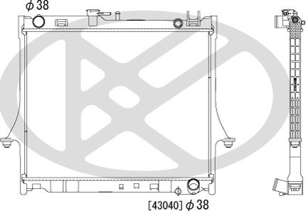 KOYORAD PL052517 - Радіатор, охолодження двигуна autocars.com.ua
