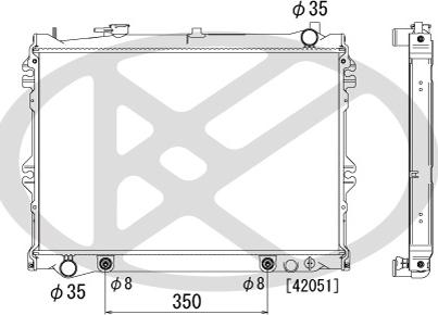 KOYORAD PL060573 - Радіатор, охолодження двигуна autocars.com.ua