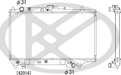 KOYORAD PL060615 - Радіатор, охолодження двигуна autocars.com.ua