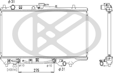 KOYORAD PL061449 - Радіатор, охолодження двигуна autocars.com.ua