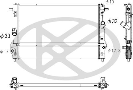 KOYORAD PL063871 - Радіатор, охолодження двигуна autocars.com.ua