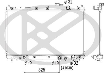 KOYORAD PL080462 - Радіатор, охолодження двигуна autocars.com.ua