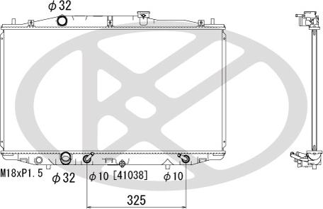 KOYORAD PL081617U02 - Радіатор, тяговий акумулятор autocars.com.ua