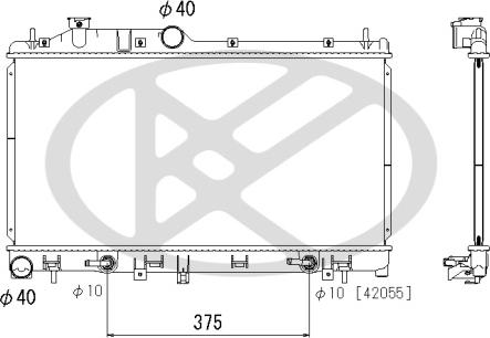 KOYORAD PL093609R - Радіатор, охолодження двигуна autocars.com.ua