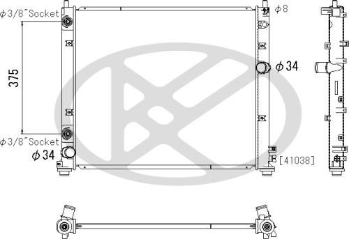 KOYORAD PL312301RU06 - Радіатор, охолодження двигуна autocars.com.ua