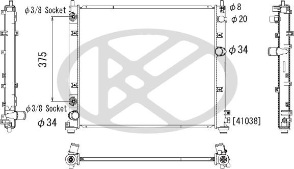 KOYORAD PL312301R - Радіатор, охолодження двигуна autocars.com.ua