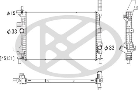 KOYORAD PL322848 - Радіатор, охолодження двигуна autocars.com.ua