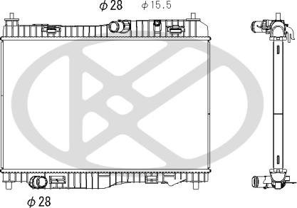 KOYORAD PL323426 - Радіатор, охолодження двигуна autocars.com.ua