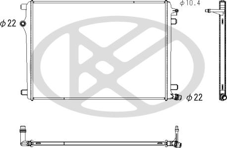 KOYORAD PL413950 - Радіатор, охолодження двигуна autocars.com.ua
