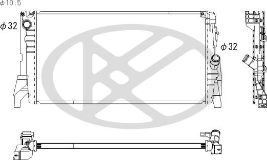 KOYORAD PL423227 - Радіатор, охолодження двигуна autocars.com.ua