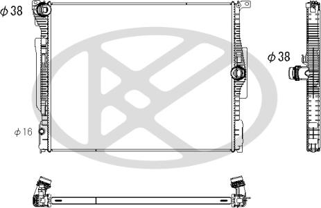 KOYORAD PL423714 - Радіатор, охолодження двигуна autocars.com.ua