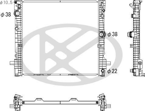 KOYORAD PL423836 - Радіатор, охолодження двигуна autocars.com.ua