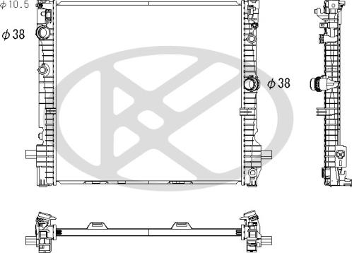 KOYORAD PL423911 - Радіатор, охолодження двигуна autocars.com.ua