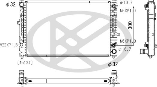 KOYORAD PL442727 - Радіатор, охолодження двигуна autocars.com.ua