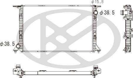 KOYORAD PL442803 - Радіатор, охолодження двигуна autocars.com.ua